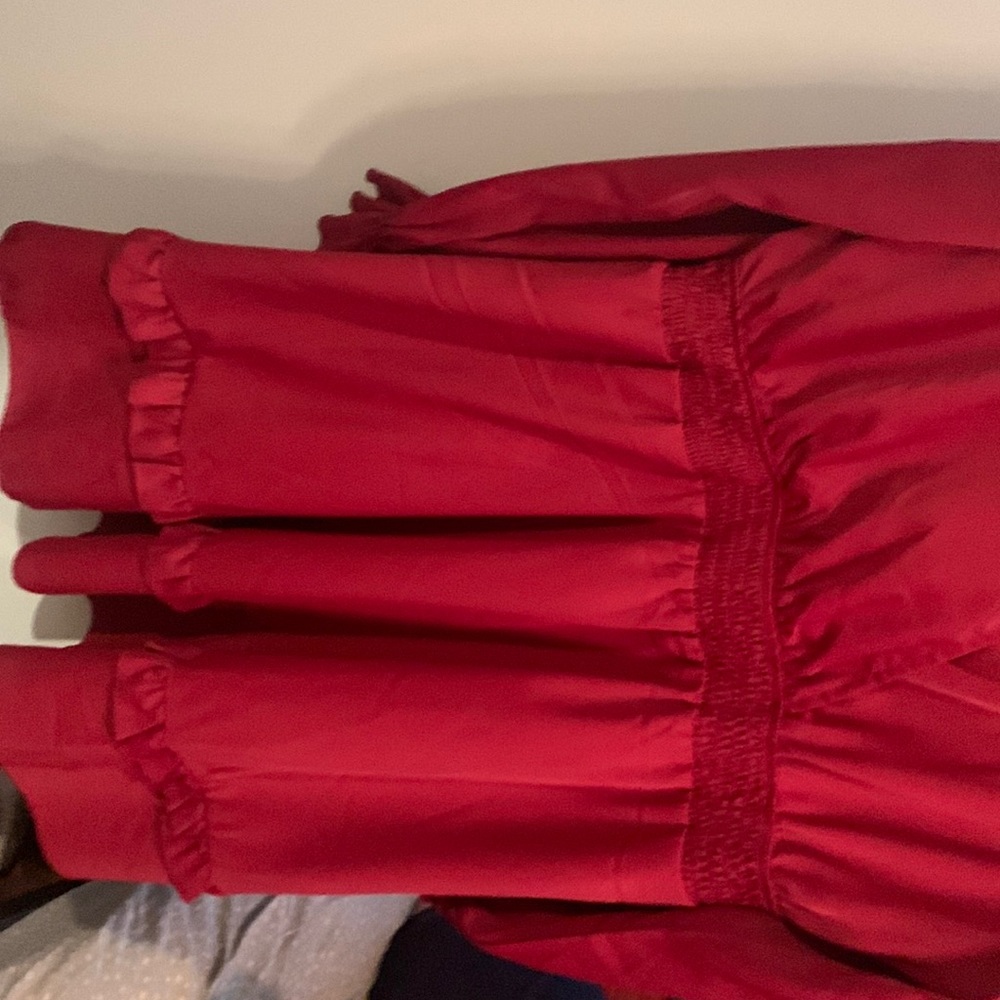 red dress